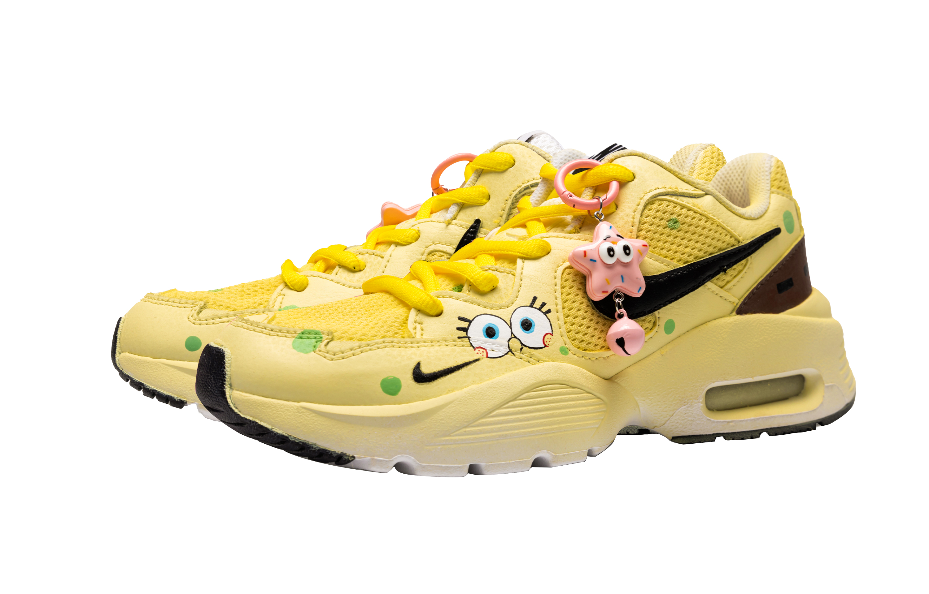 Nike Air Max Fusion Low top Casual Running Shoes Women’s Yellow