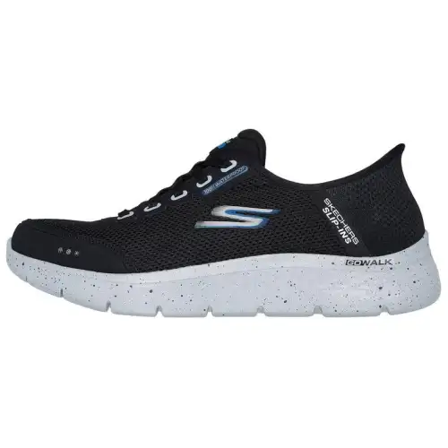 Skechers Go Walk Fle Low top Running Shoes Men's Black Gray