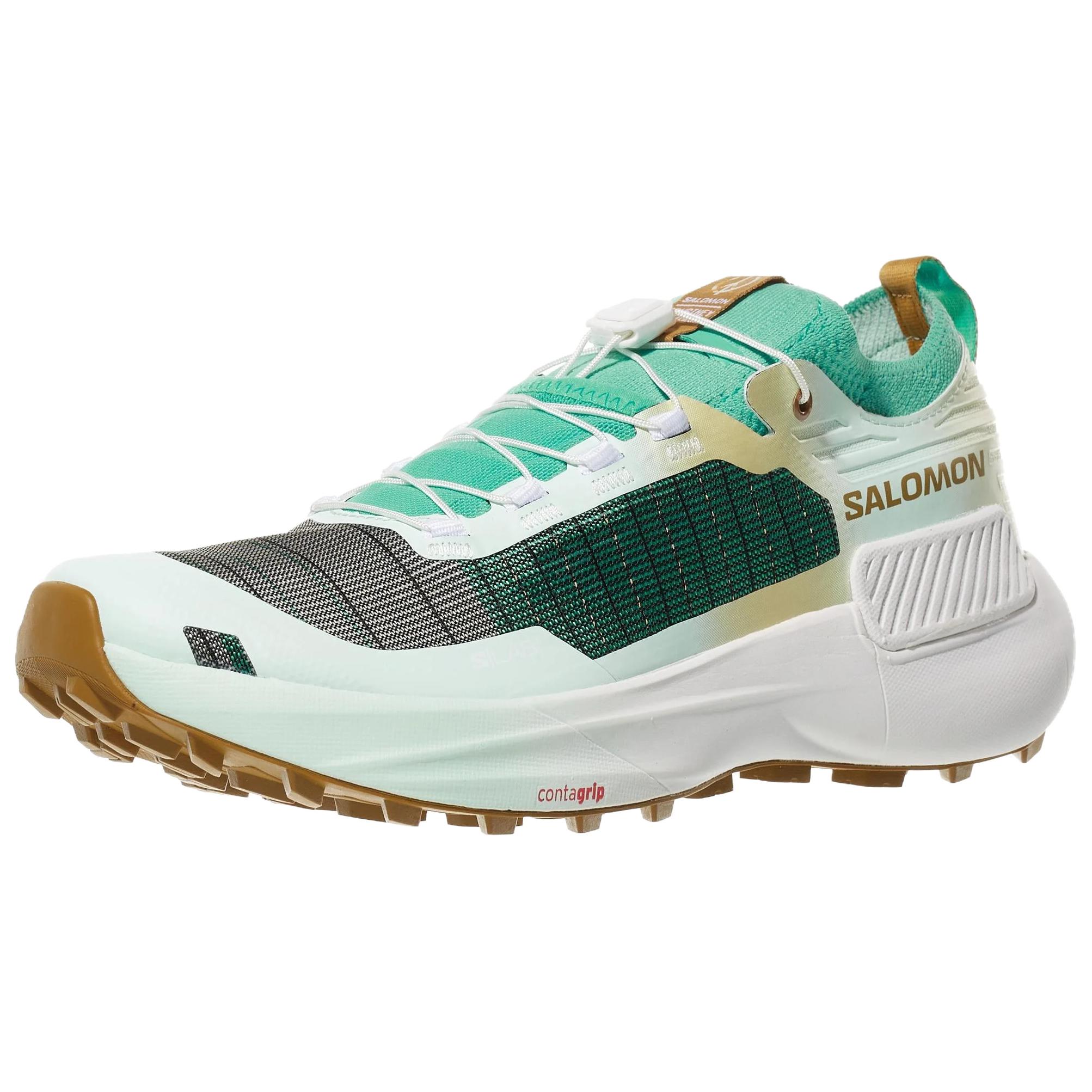 SALOMON S/LAB GENESIS Trail Running Shoes Unisex Light Yellow Green