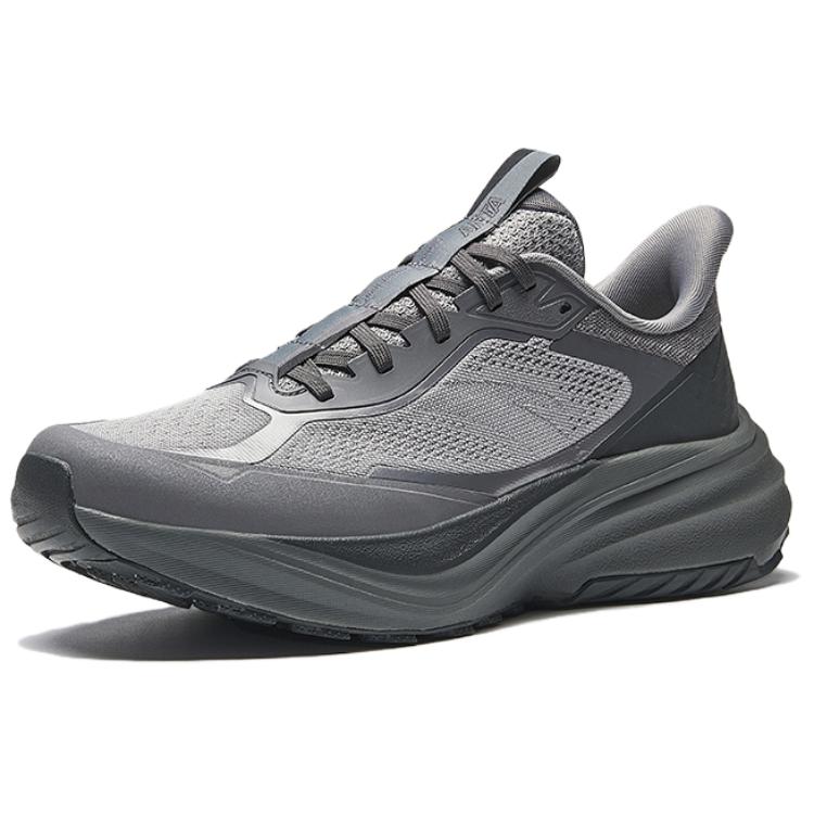 Anta Kunlun Slip Resistant Abrasion Resistant Low top Trail Running Shoes Men’s Pigeon Gray