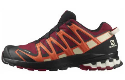 SALOMON XA Pro 3D V8 Outdoor Shoes Men's Low Top Red