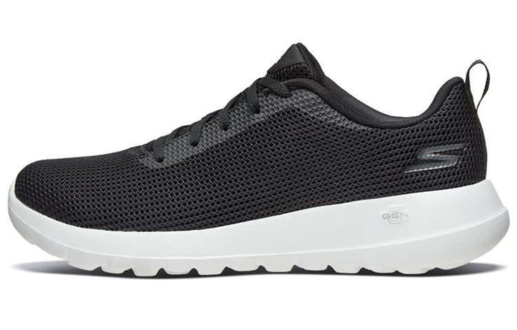 Skechers Skechers GO WALK Max lightweight cushioning mesh fabric low-top casual running shoes men's black and white