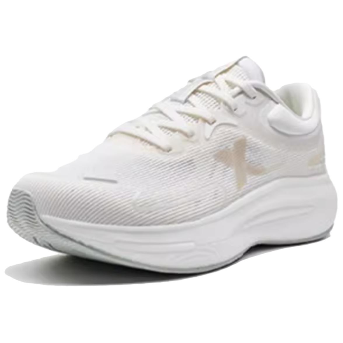 XTEP Comfortable And Trendy Cushioning Rebound Low top Running Shoes Women’s White Apricot