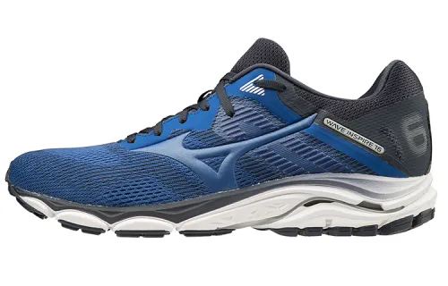 Mizuno Fashion Fabric Breathable And Wear resistant Low top Running Shoes Men's Blue Black