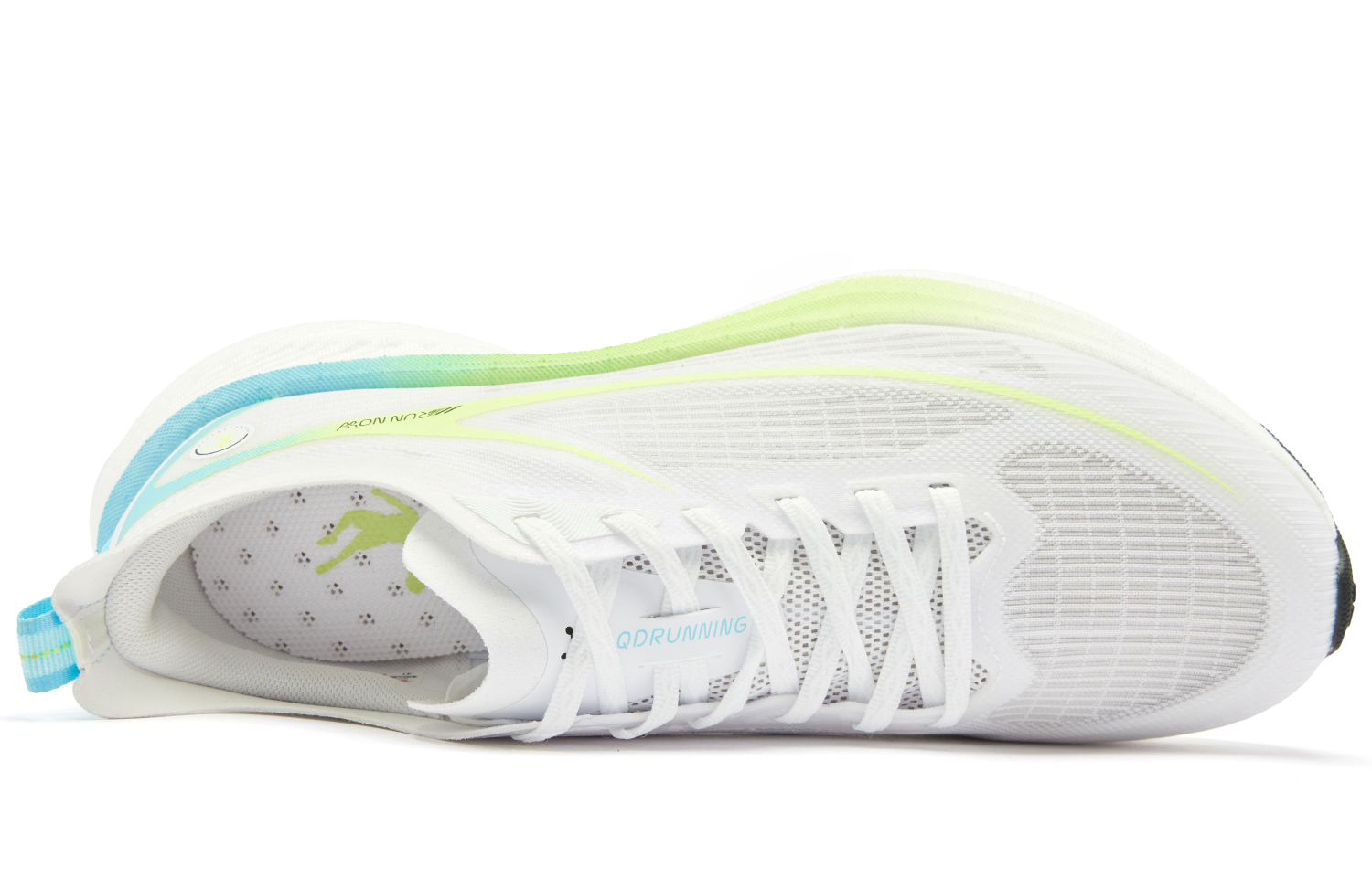 QIAODAN Light Speed 5.0 PLUS Low top Q LITESPEED Technology Casual Training Running Shoes Men’s White Green
