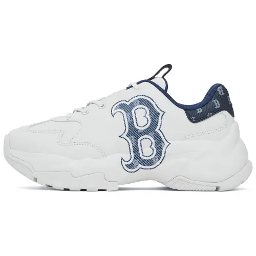 MLB Big Ball Chunky Height Increasing Low top Chunky Sneakers Unisex White