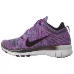 Nike Free Tr Flyknit Vivid Purple Black Fuchsia Glow Light Volt Women's