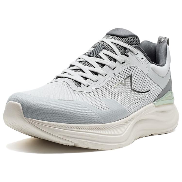 XTEP Cloud 1.0 Abrasion Resistant Coverage Low top Casual Running Shoes Men’s Gray White