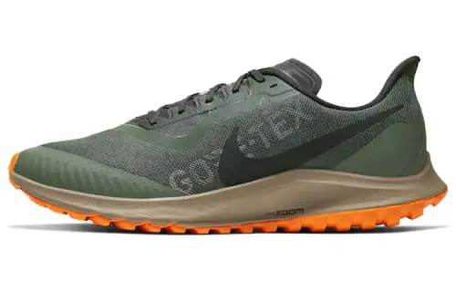 Nike Pegasus 36 Trail Gore-Tex Pegasus 36 braided non-slip lightweight low top air cushion marathon running shoes men military green
