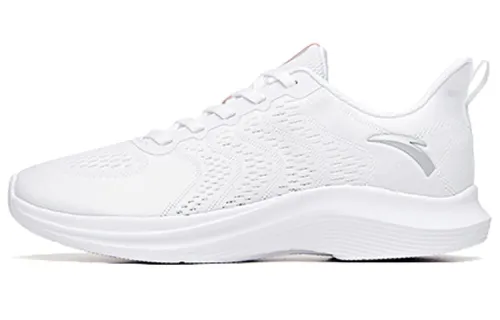 Anta Running Collection Mesh, Synthetic Leather Cushioning Slip Resistant Abrasion Resistant Low top Running Shoes