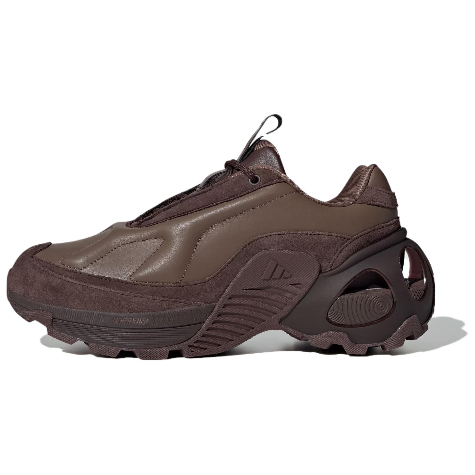 Adidas Wonder Runner Slip Resistant Abrasion Resistant Low top Casual Running Shoes Unisex Brown