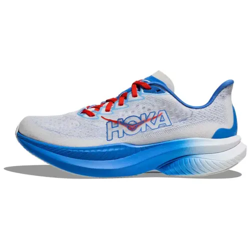 HOKA ONE ONE MACH 6 soft and comfortable Y2K retro running shoes, non-slip and wear-resistant, low-top running shoes, women's light gray