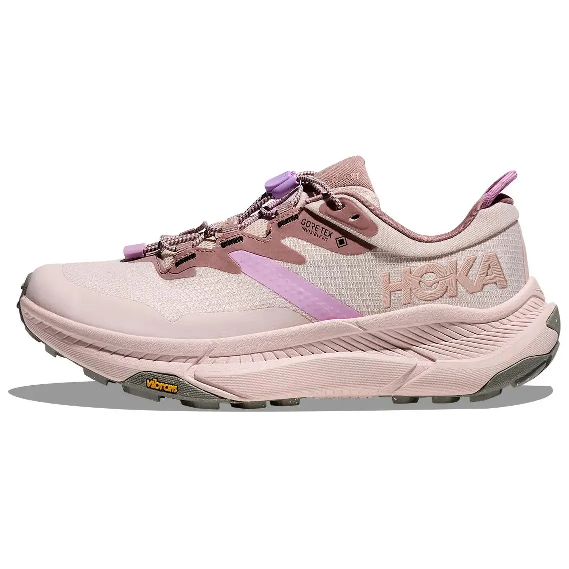 HOKA ONE ONE Transport Slip Resistant Abrasion Resistant Low top Running Shoes Women's Pearl Powder