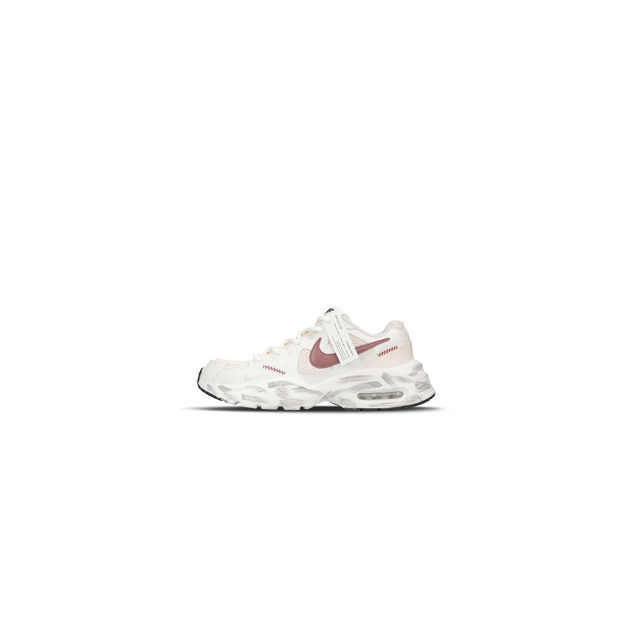 Nike Air Max Fusion Slip Resistant Abrasion Resistant Low top Running Shoes Women’s Beige Pink