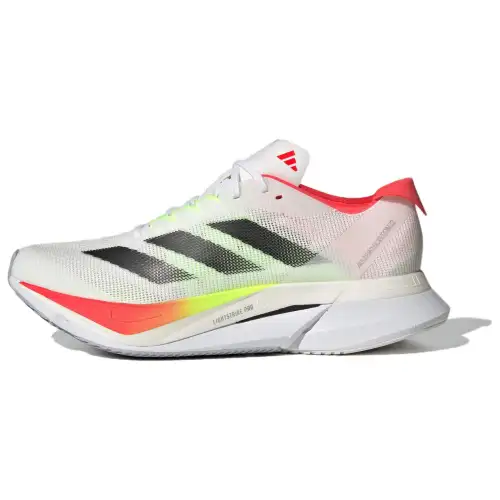 Adidas Adizero Boston 12 Cloud White Core Black Lucid Red Women's