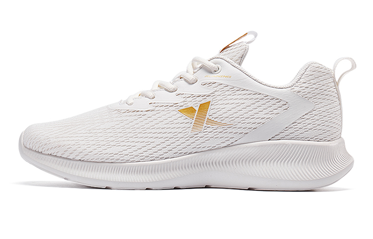 XTEP Cushioning Slip Resistant Abrasion Resistant Lightweight Rebound Low top Running Shoes Men’s Beige