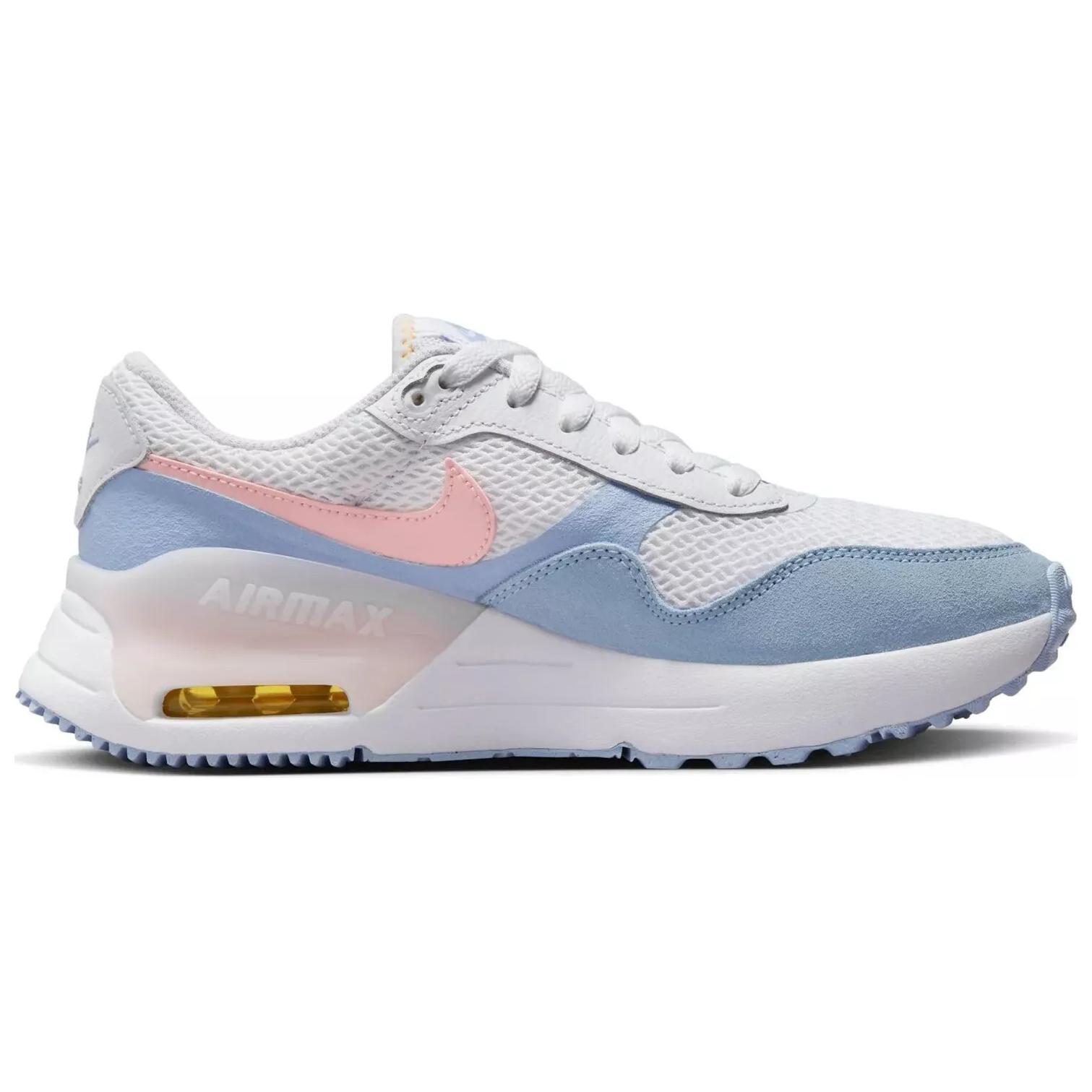 Nike Air Max System Low top Casual Running Shoes Women’s White Blue Pink