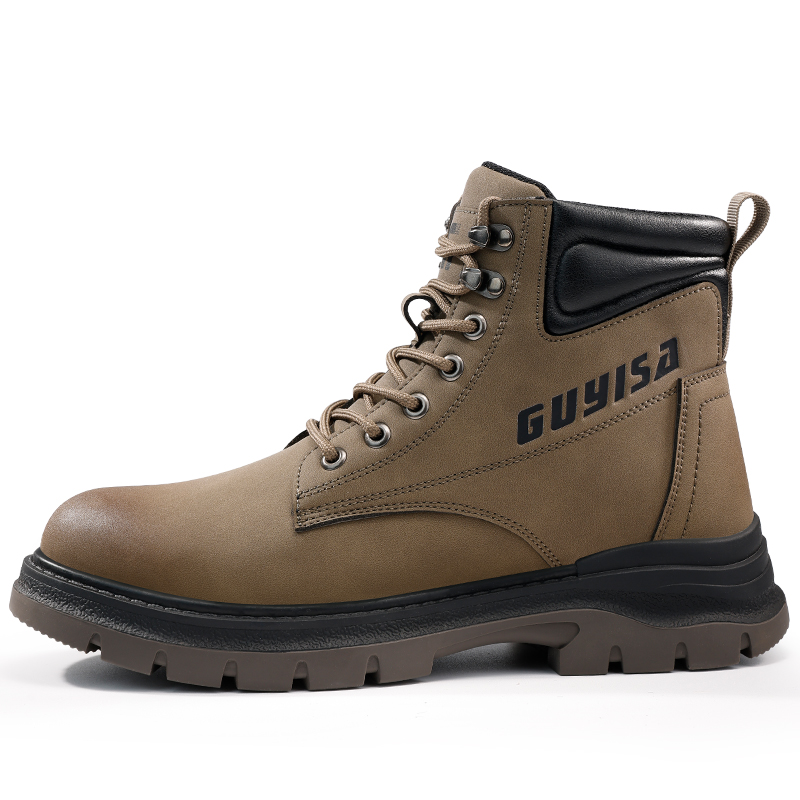 LANOUDUN Abrasion Resistant Impact Resistant High top Outdoor Shoes Men’s Green