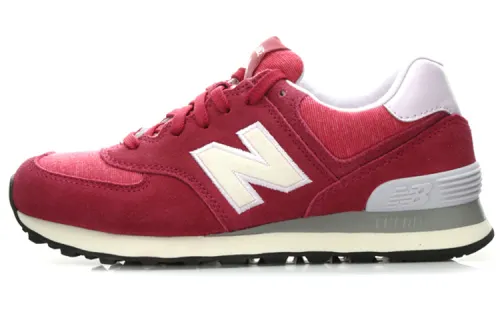 New Balance NB 574 Comfortable Textile, Artificial Leather Cushioning Abrasion Resistant Low top Running Shoes Women's