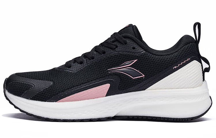 361° Comfortable And Trendy Lightweight, Wear resistant, And Non slip Low top Running Shoes Women's Obsidian Black