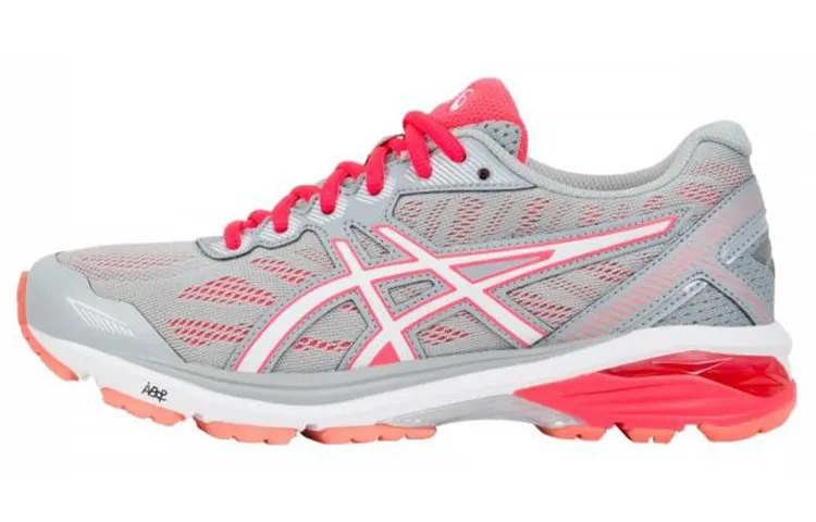 ASICS Gt Xuberan Abrasion Resistant Breathable Low top Running Shoes Women's Gray Red