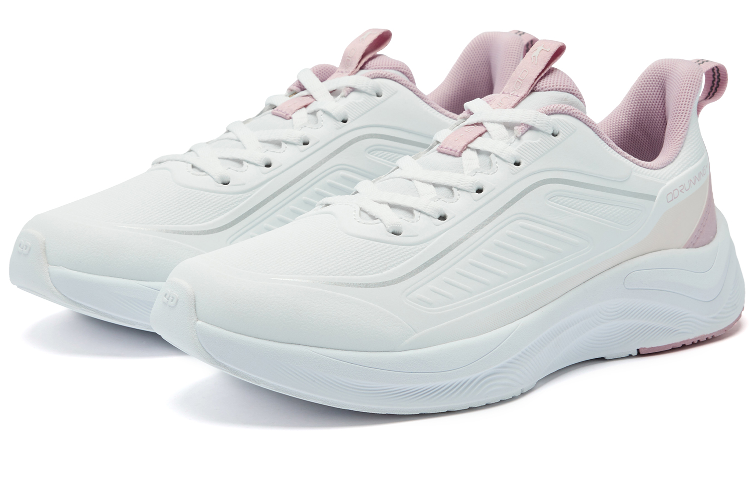 QIAODAN Rainwing 4.0 Running Shoes Women’s Low Top Jordan White/Glacier Purple