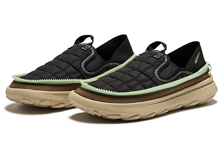 MERRELL Hutmoc 2 Lightweight Outdoor Shoes Women’s Black Green Khaki