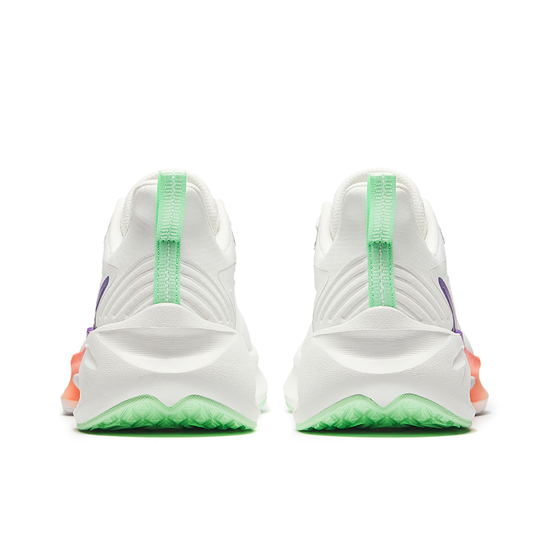 Anta Running Collection Slip Resistant Abrasion Resistant Low top Casual Running Shoes Women’s White Purple Green