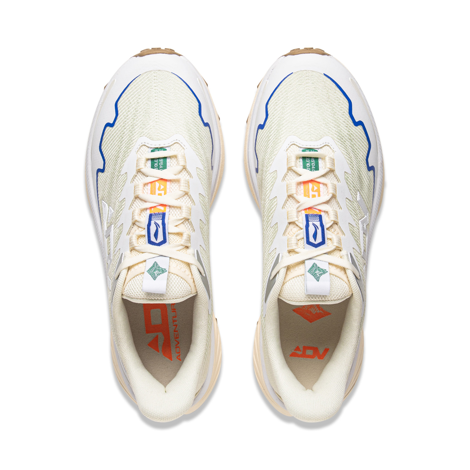 Li Ning Cushioning Abrasion Resistant Slip Resistant Rebound Low top Trail Running Shoes Women’s Ecru