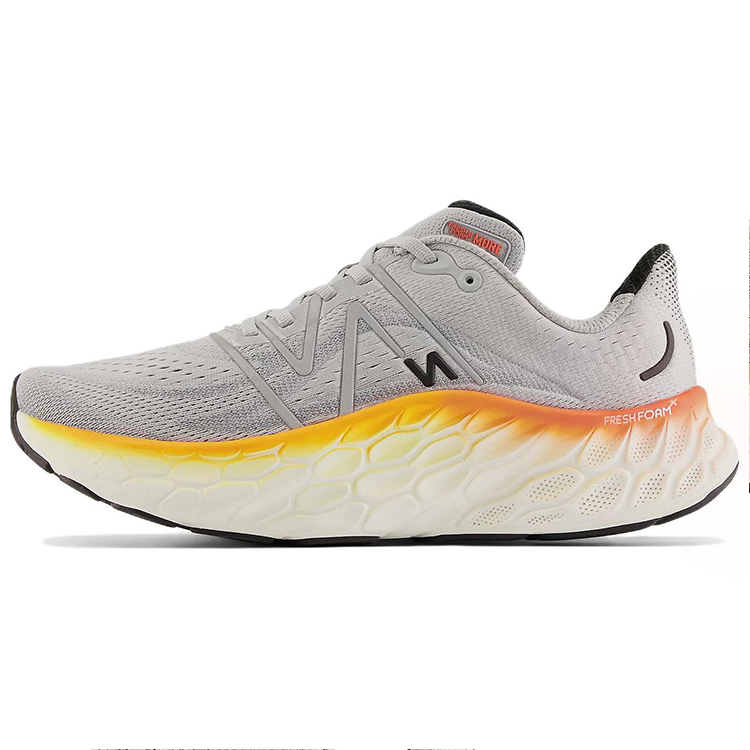 Fresh Foam X More New Balance v4 'Aluminum Grey Hot Marigold'