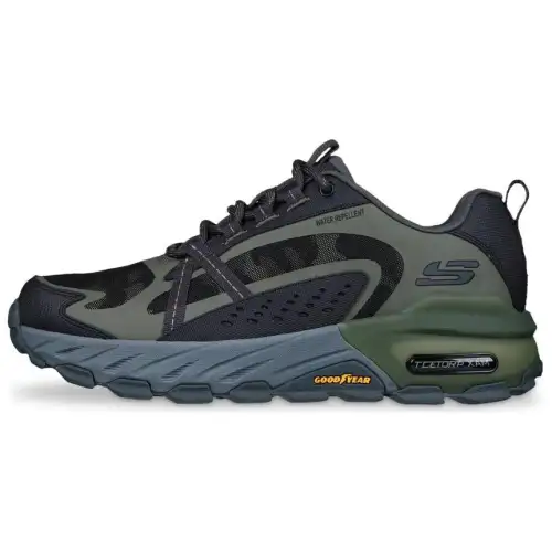 Skechers Max Protect Abrasion Resistant Breathable Low top Outdoor Shoes Men's Black