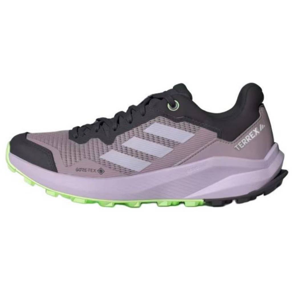 Adidas Terrex Trail Rider Slip Resistant Abrasion Resistant Low top Trail Running Shoes Women's Gray Purple