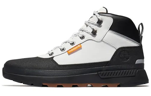 Timberland Field Trekker Chukka Leather Abrasion Resistant Short Outdoor Boots Black White