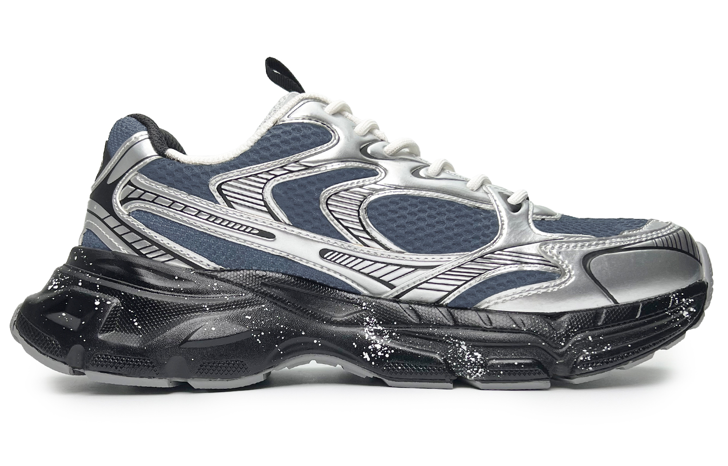 Kappa Cushioning Abrasion Resistant Breathable Low top Running Shoes Unisex Black Blue