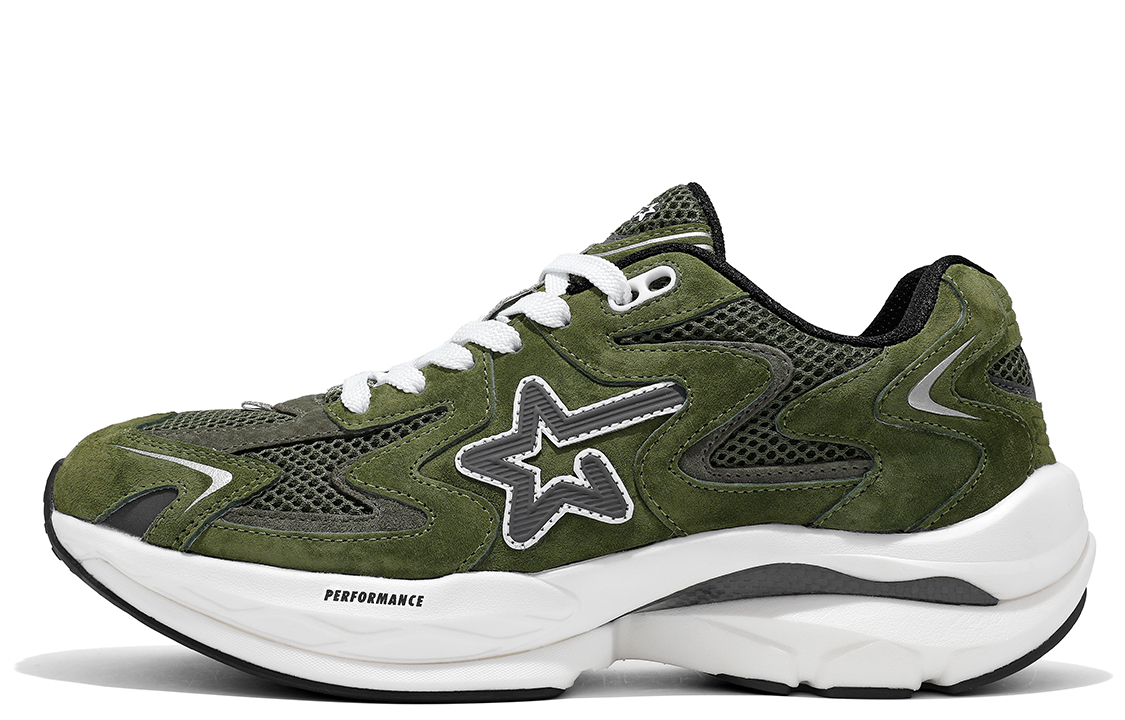 RIPSTAR Support Abrasion Resistant Low top Running Shoes Unisex Avocado