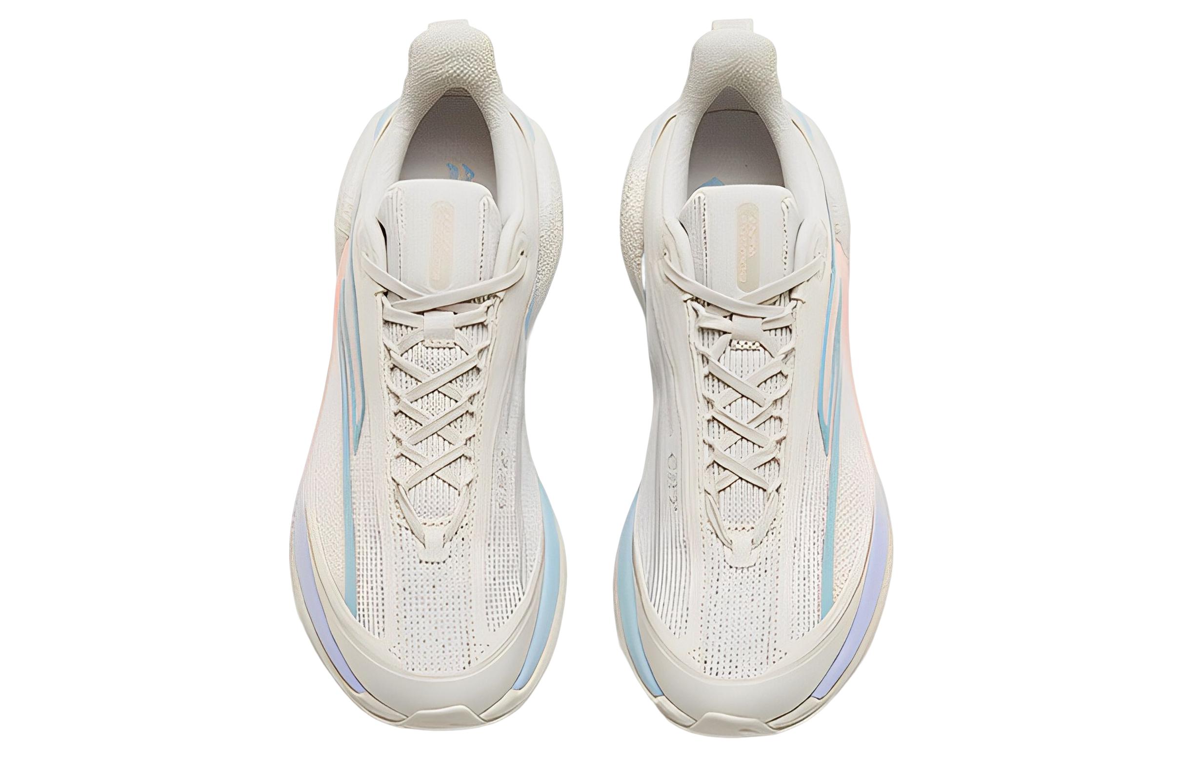 Anta C37 3.0 Slip Resistant, Abrasion Resistant, Breathable Low top Running Shoes Women’s Gray Blue Pink