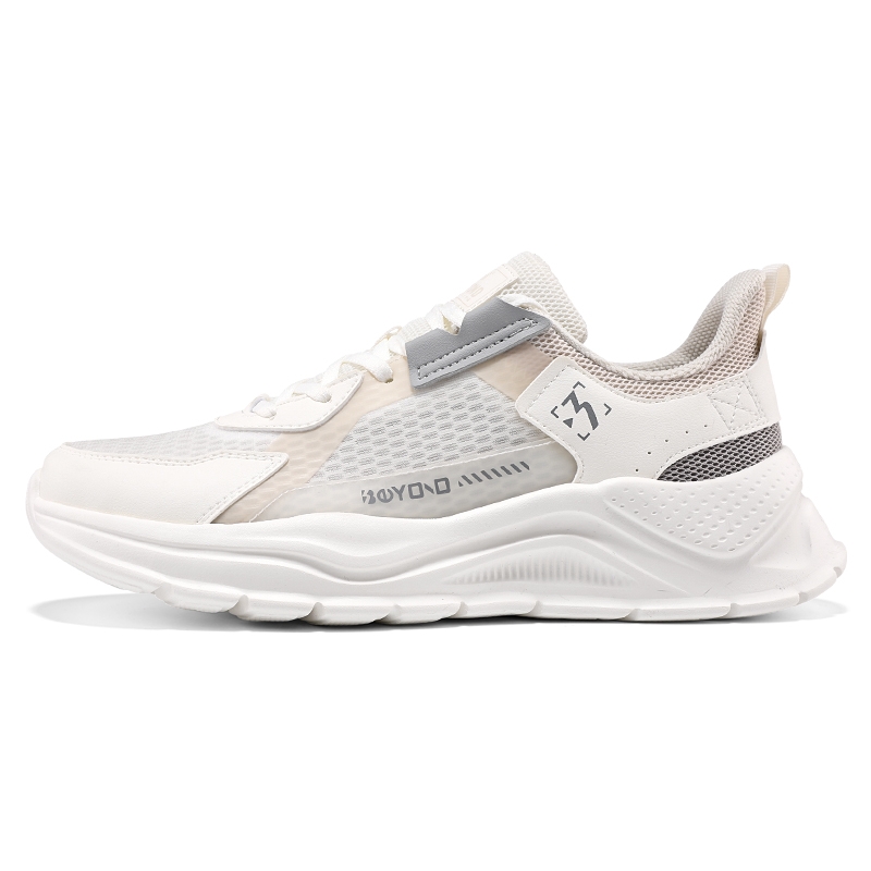 361° Slip Resistant And Breathable Low top Casual Running Shoes Men’s White Gray