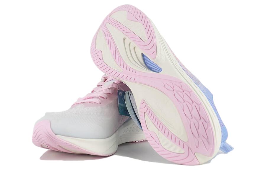 361° Flying Fish 3.0 Cushioning Slip Resistant Abrasion Resistant Low top Running Shoes Women’s White Pink Blue