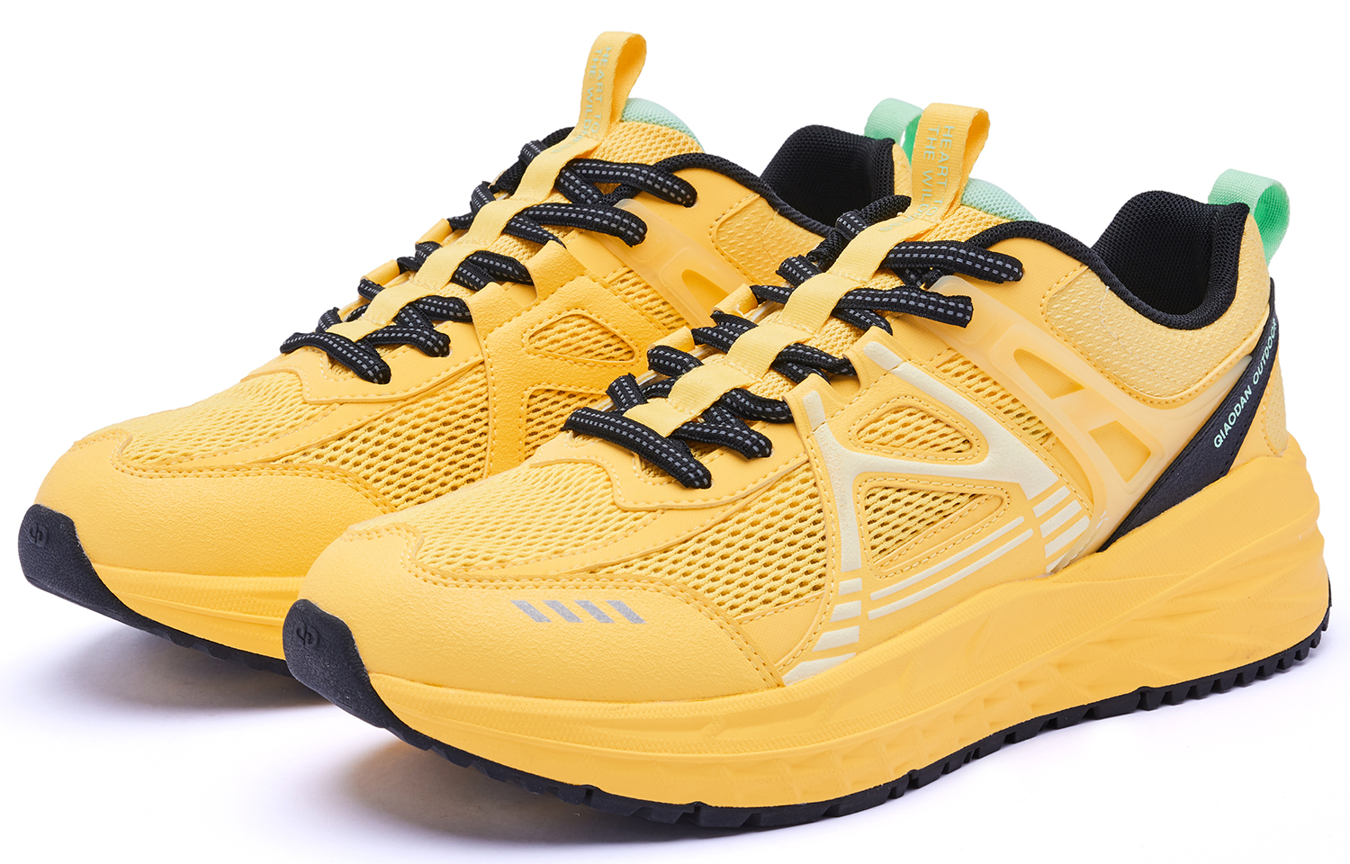 QIAODAN Wilder Cushioning Impact Resistant Abrasion Resistant Slip Resistant Low top Running Shoes Men’s Primulin Black