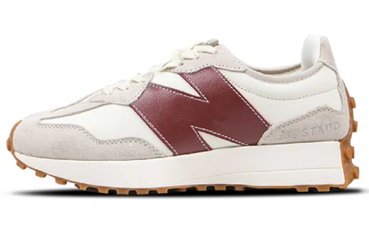 327 Staud x Wmns New Balance 'Grey Burgundy' Women's
