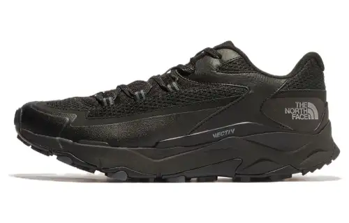 THE NORTH FACE Vectiv Traval Comfortable Round Toe Cushioning Breathable Low top Outdoor Shoes Men's Black