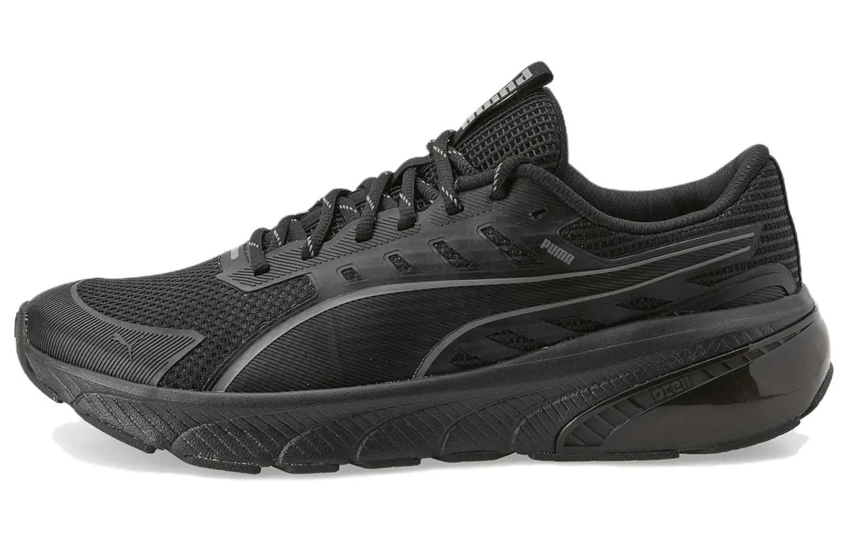 PUMA Slip Resistant Low top Running Shoes Unisex Black