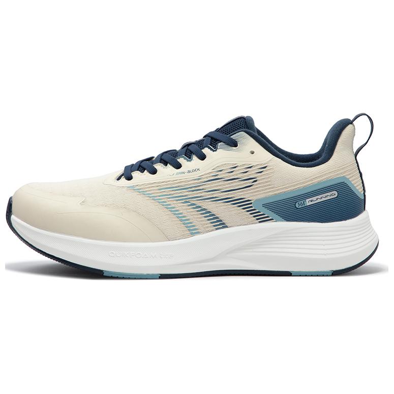361° Rain Screen Cushioning Slip Resistant Abrasion Resistant Thermal Low top Training Running Shoes Men’s Gray Blue