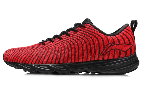 Li Ning Lightweight Fabric Slip Resistant, Abrasion Resistant, Breathable, Lightweight Cushioning Low top Running Shoes