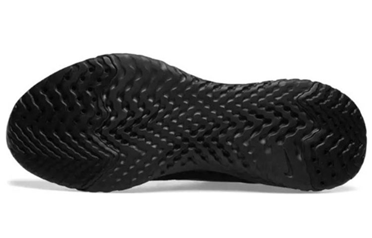 Мужские кроссовки Nike Epic React Flyknit 1 OG (черные) — Чёрный — фото 4