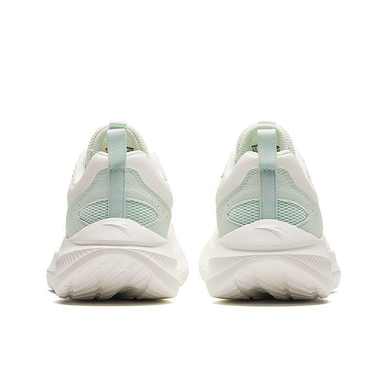 Anta Cushioning Abrasion Resistant Lightweight Low top Running Shoes Women’s White Green Pink