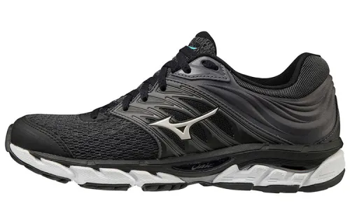 Mizuno Paradox 5 Running Shoes Women's Low Top Black/White/Silver