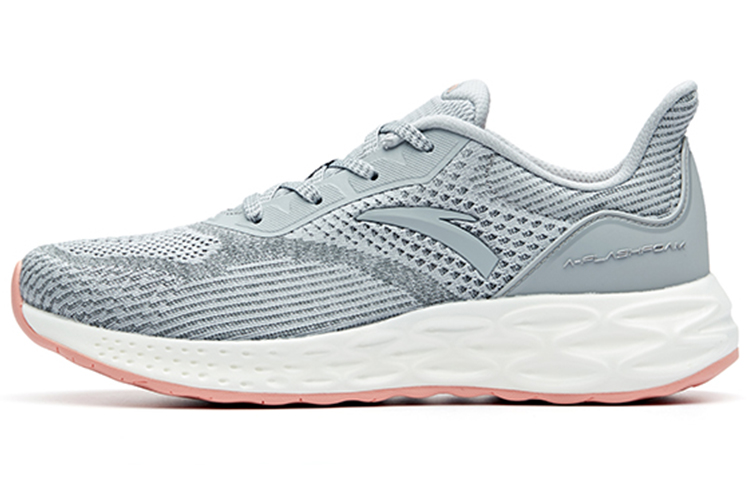 ANTA Running Shoes Women’s Low Top Mist Gray/Dark Gray/Ivory White