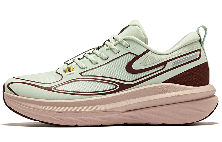 Erke Cushioning, Wear Resistant Low top Running Shoes Men’s Light Pea Green Sweet Grape