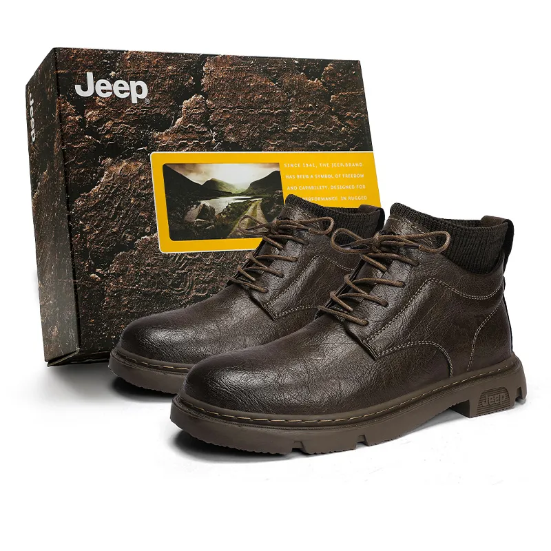 Jeep Ankle Length Outdoor Boots Men's